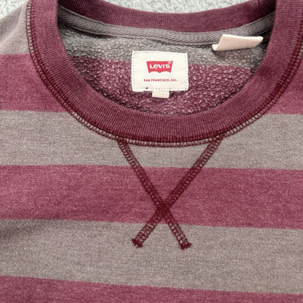 Levi's Herren Freizeit Sweater Men's Medium 40x25 Multicolor Pullover Logo - Picture 9 of 16
